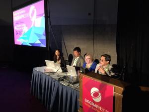 Artist, Dr Eleanor Gates-Stuart - Panel Speaker, SIGGRAPH 2016, Anaheim USA