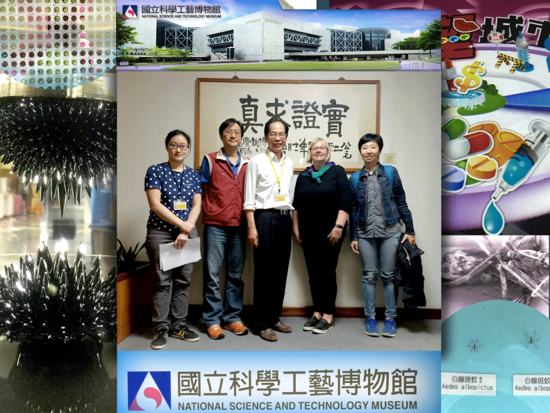 Professor Eleanor Gates-Stuart (NCKU) and Director General Chen, National Science and Technology Museum, Kaohsiung, Taiwan