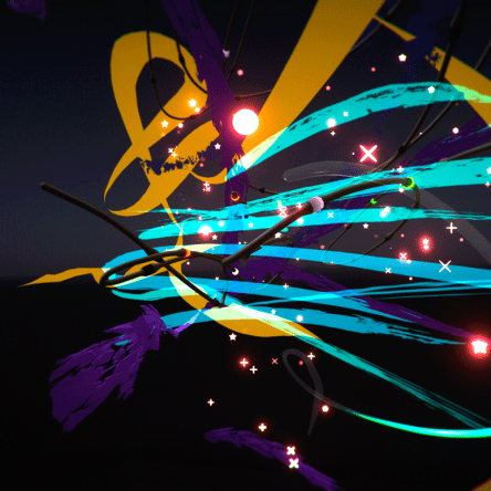 VR Abstract - Eleanor Gates-Stuart experimenting with the Tilt Brush