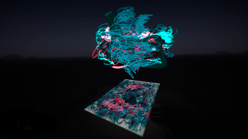 Sketch using Tilt Brush - Dr Eleanor Gates-Stuart