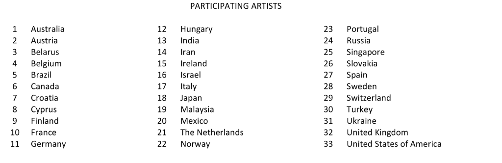 Participating Artists - Postcard Perspectives
