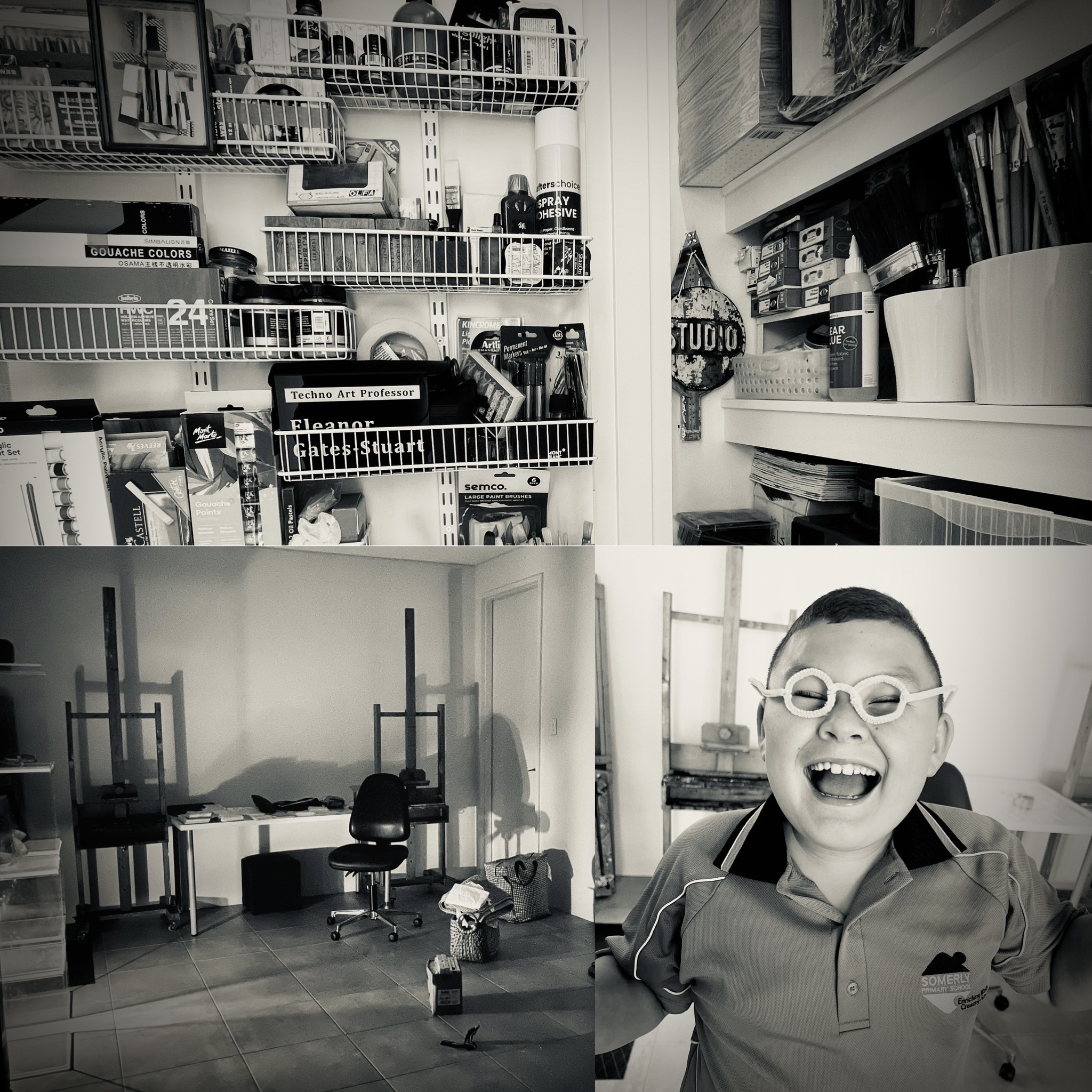 Eleanor Gates-Stuart's studio - nearly there.